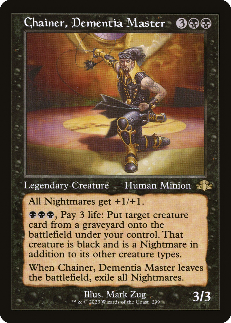 Chainer, Dementia Master (Retro) (299) Foil - Dominaria Remastered