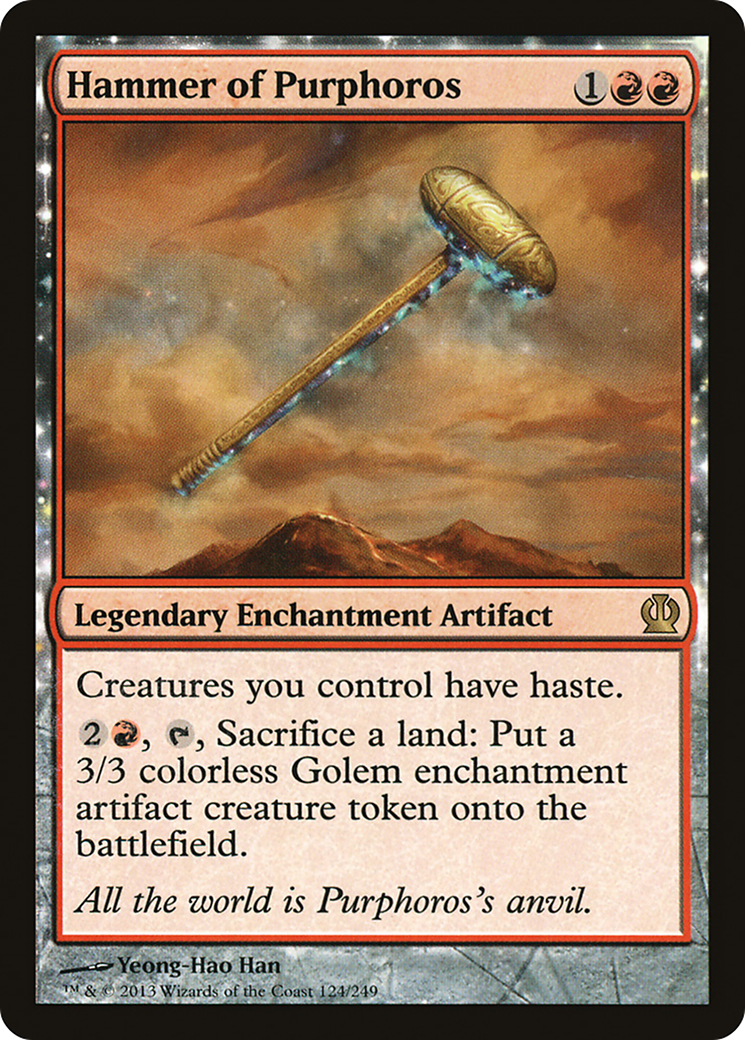 Hammer of Purphoros (124) Foil - Theros