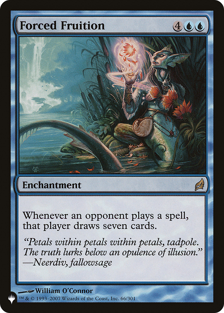 Forced Fruition (LRW-66) - The List