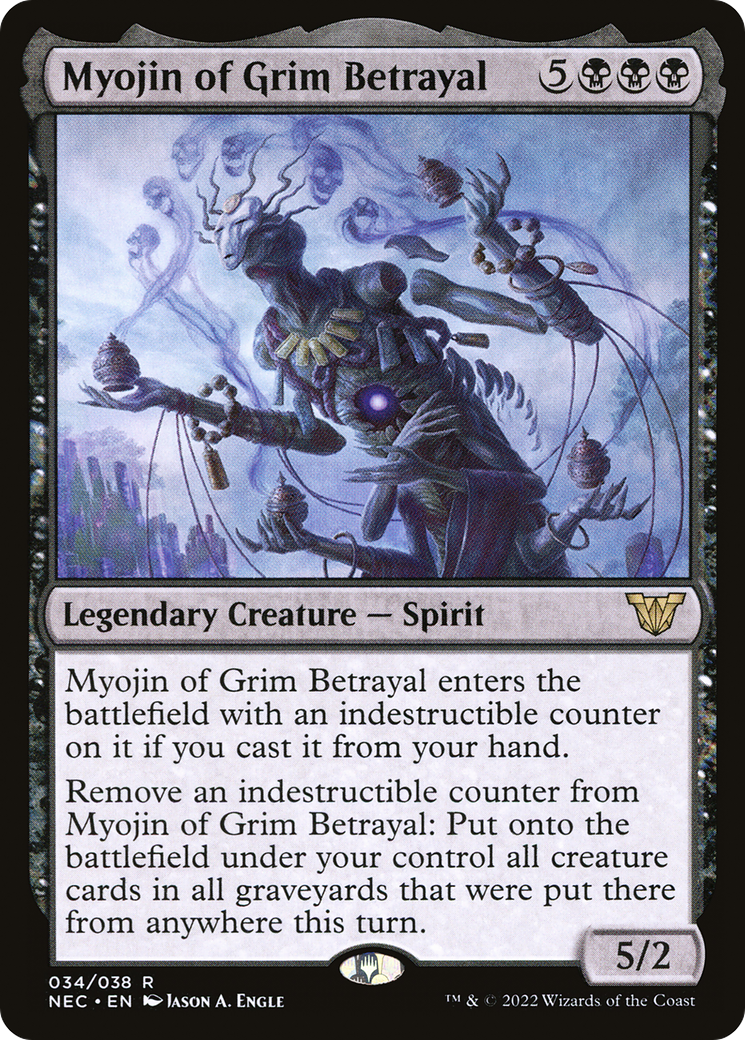 Myojin of Grim Betrayal (034) - Neon Dynasty Commander