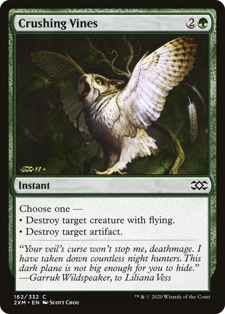 Crushing Vines (162) Foil - Double Masters