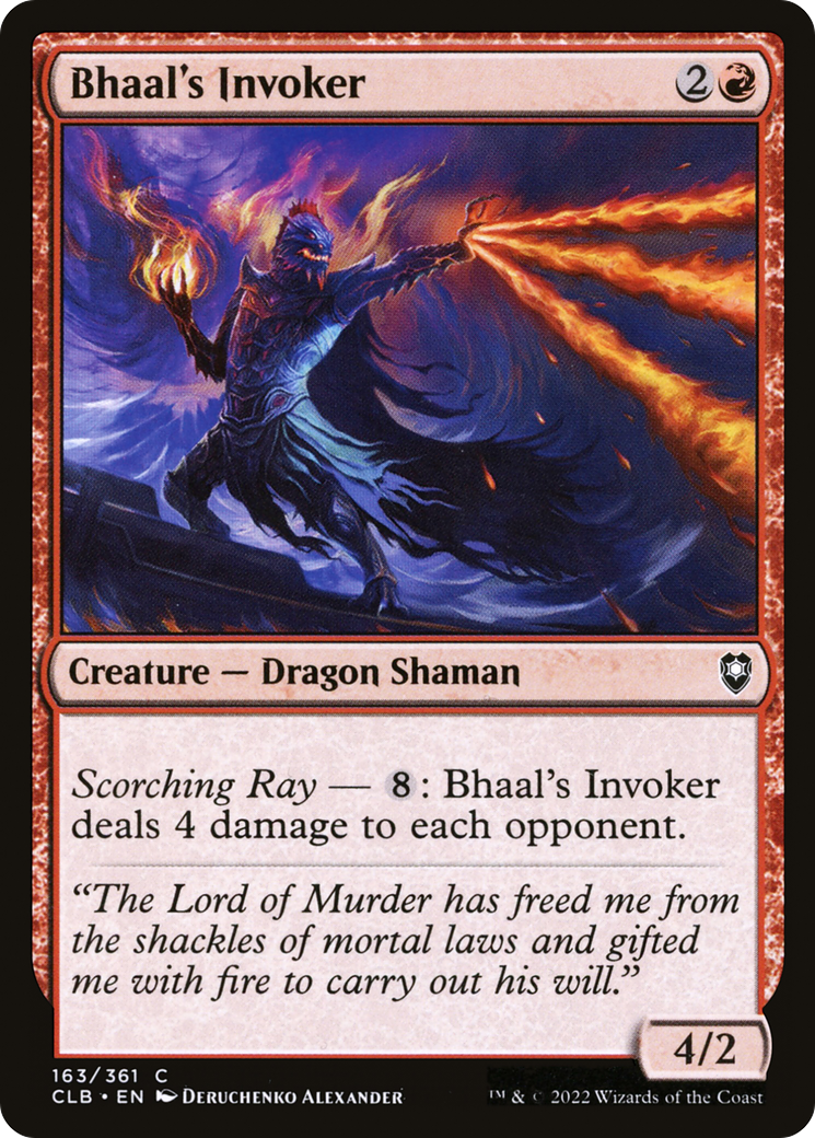 Bhaal's Invoker (163) Foil - Commander Legends: Battle for Baldur's Gate