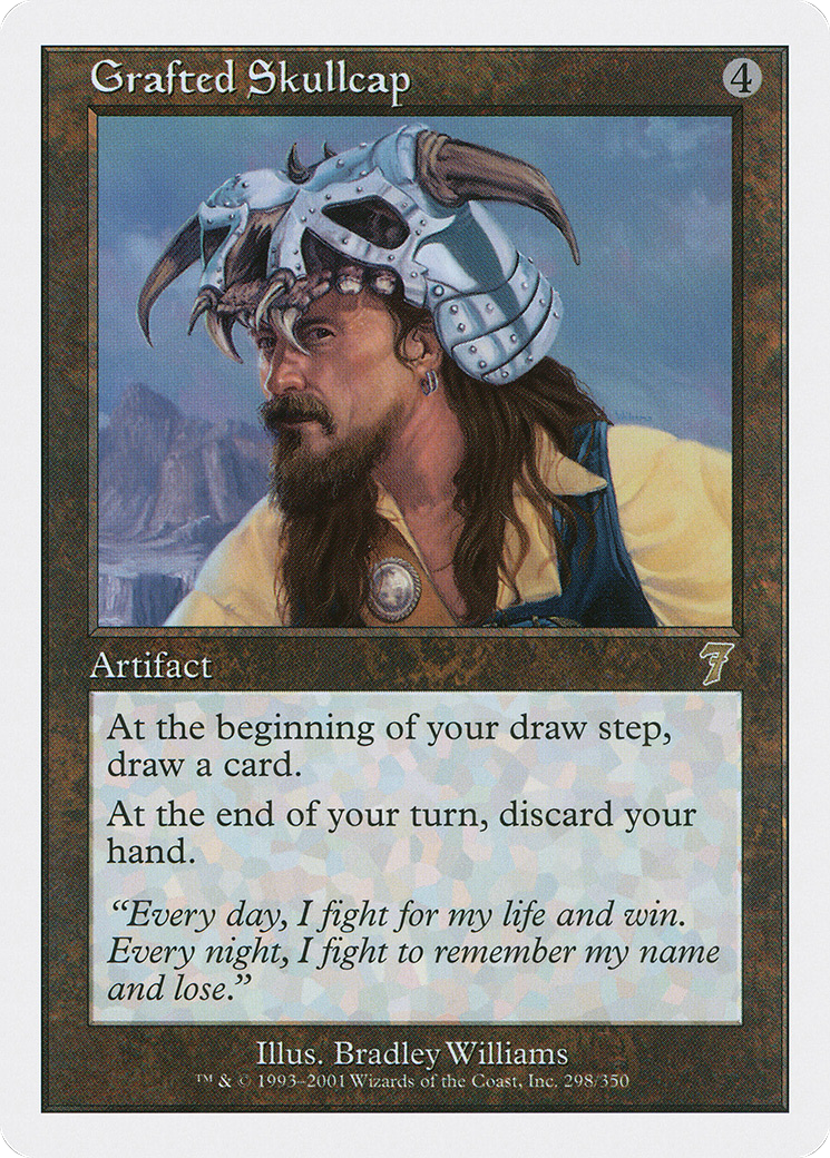 Grafted Skullcap (298) Foil - Seventh Edition