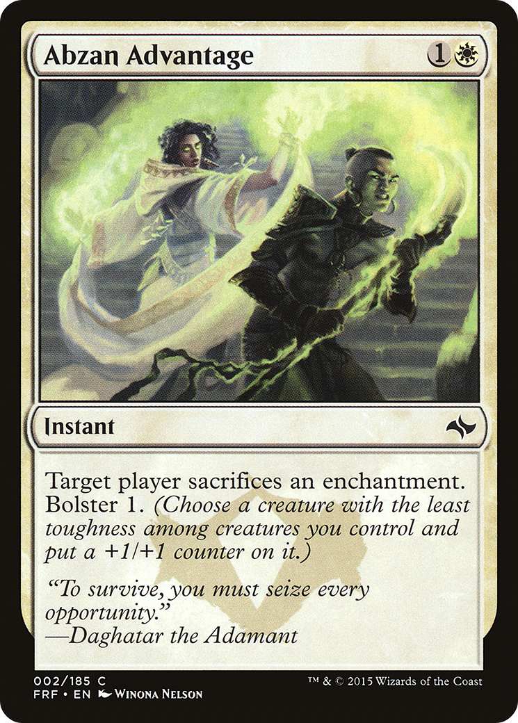 Abzan Advantage (002) Foil - Fate Reforged