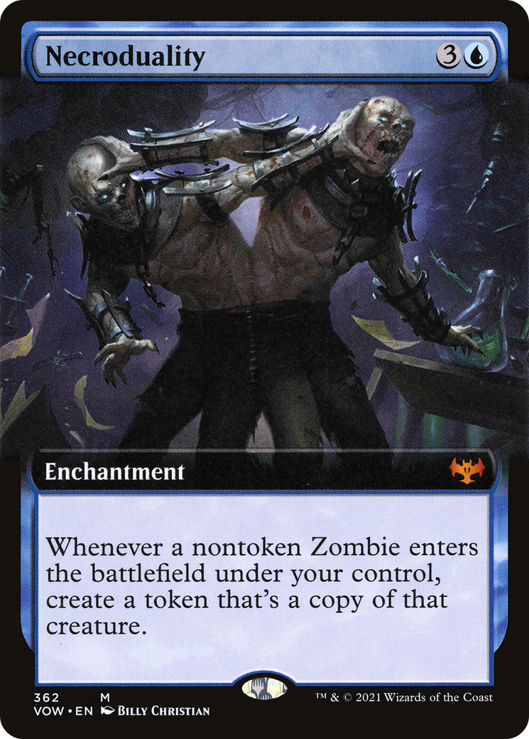 Necroduality (Extended Art) (362) Foil - Innistrad: Crimson Vow