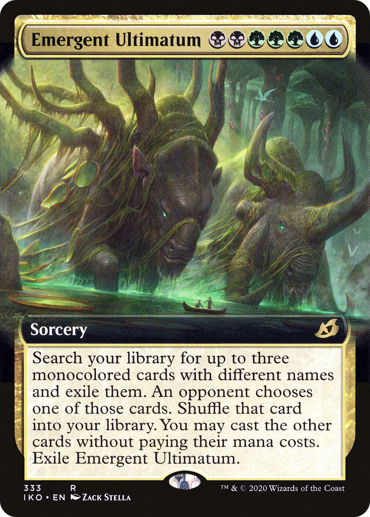 Emergent Ultimatum (Extended Art) (333) Foil - Ikoria: Lair of Behemoths