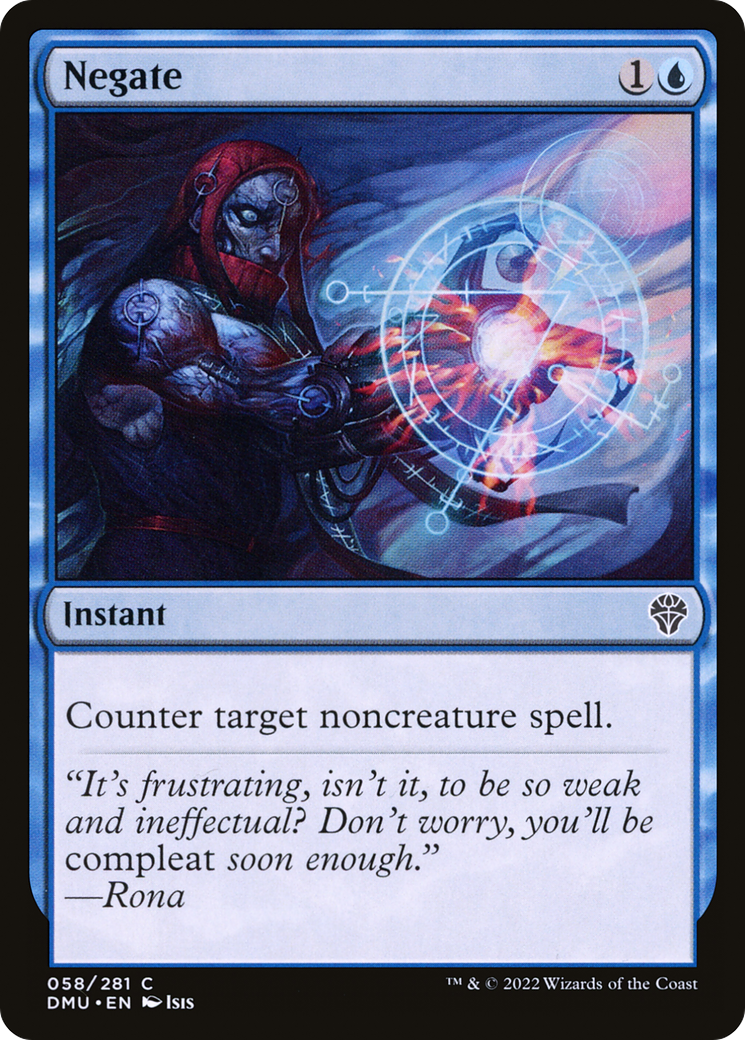 Negate (058) Foil - Dominaria United