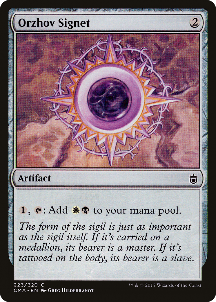 Orzhov Signet (223) - Commander Anthology
