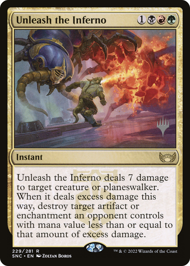 Unleash the Inferno (229) Foil - Streets of New Capenna Promos