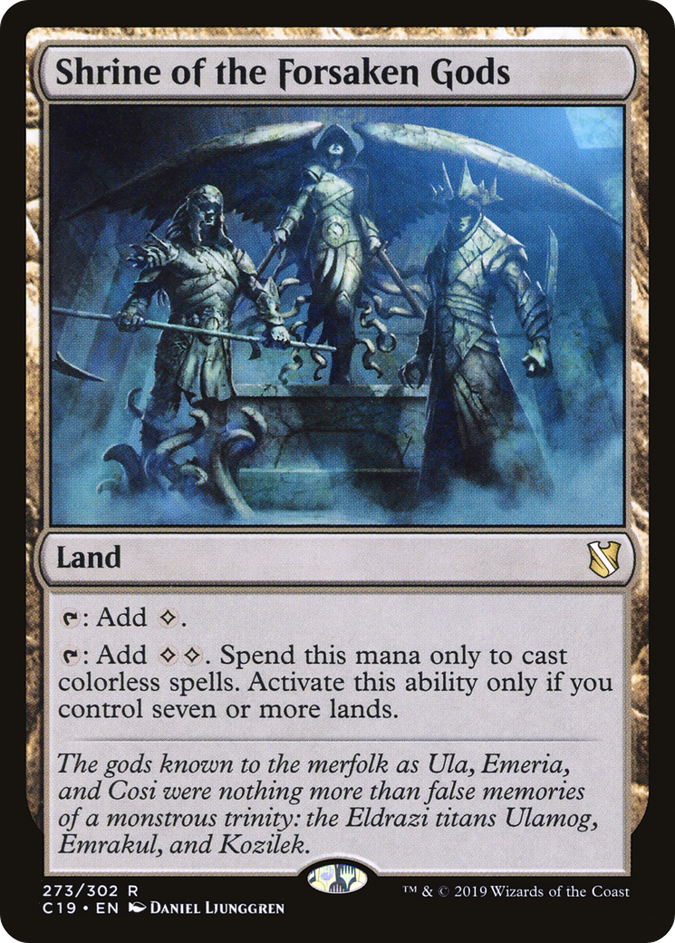 Shrine of the Forsaken Gods (273) - Commander 2019