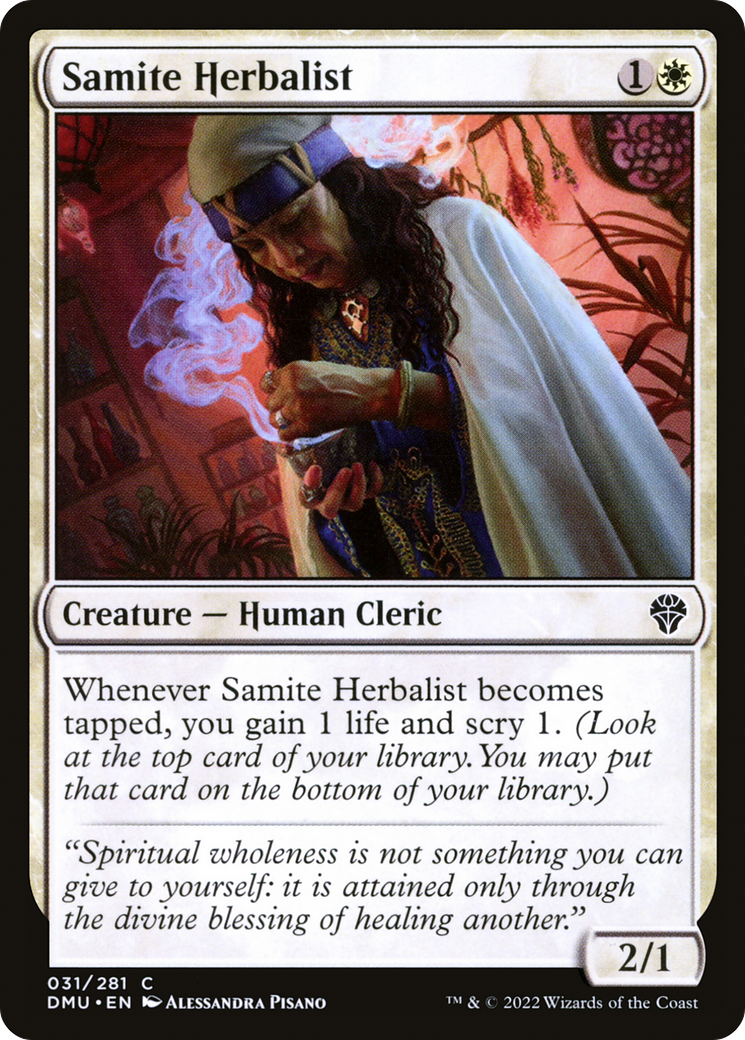 Samite Herbalist (031) - Dominaria United
