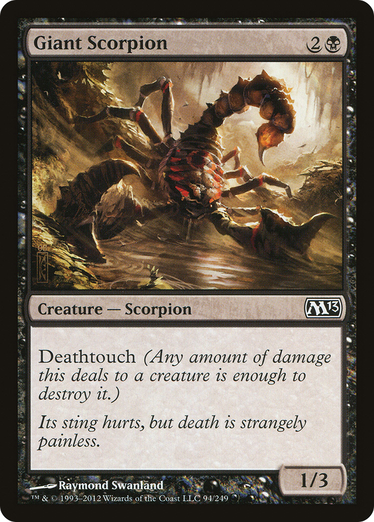 Giant Scorpion (094) Foil - Magic 2013