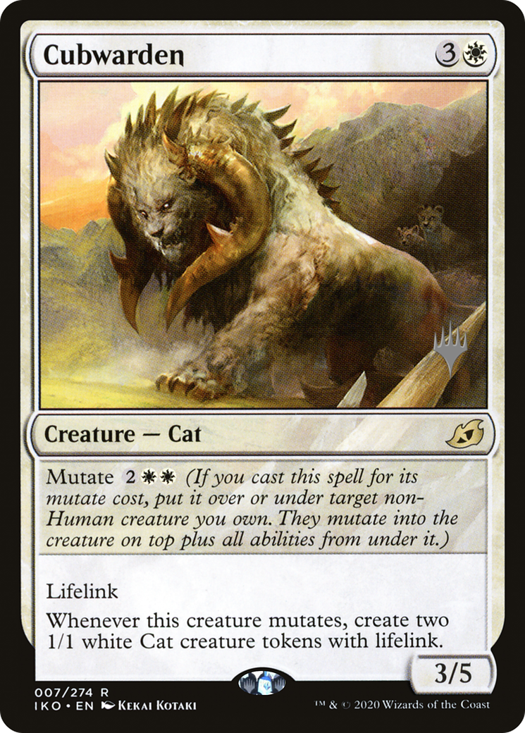 Cubwarden (007) Foil - Ikoria: Lair of Behemoths Promos