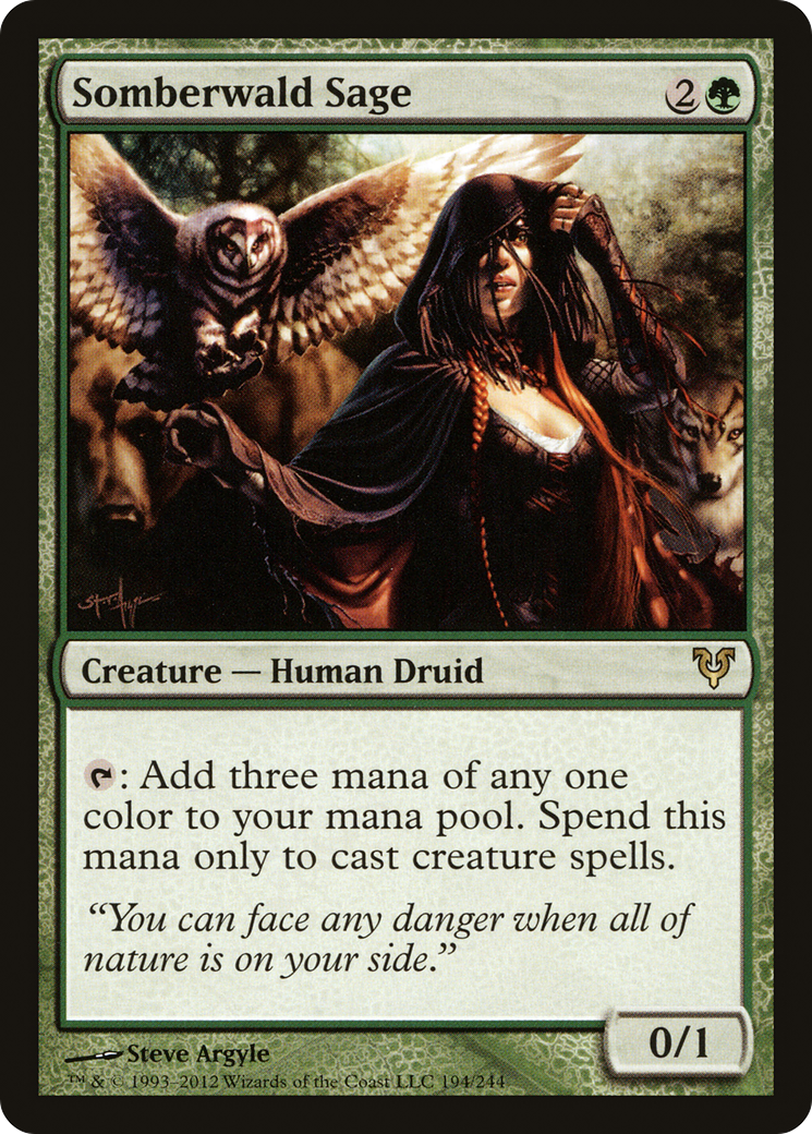 Somberwald Sage (194) - Avacyn Restored