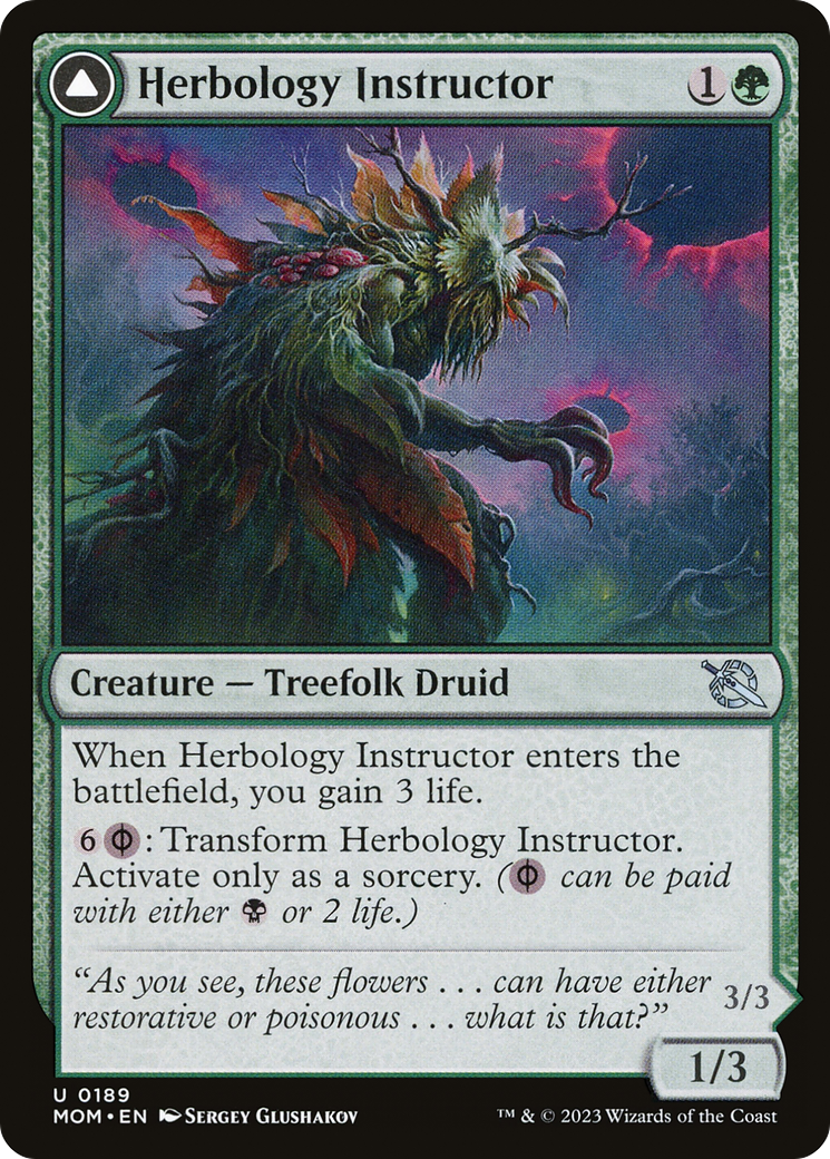 Herbology Instructor // Malady Invoker (189) - March of the Machine