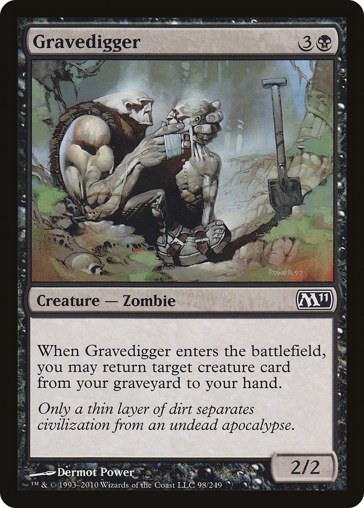Gravedigger (098) Foil - Magic 2011