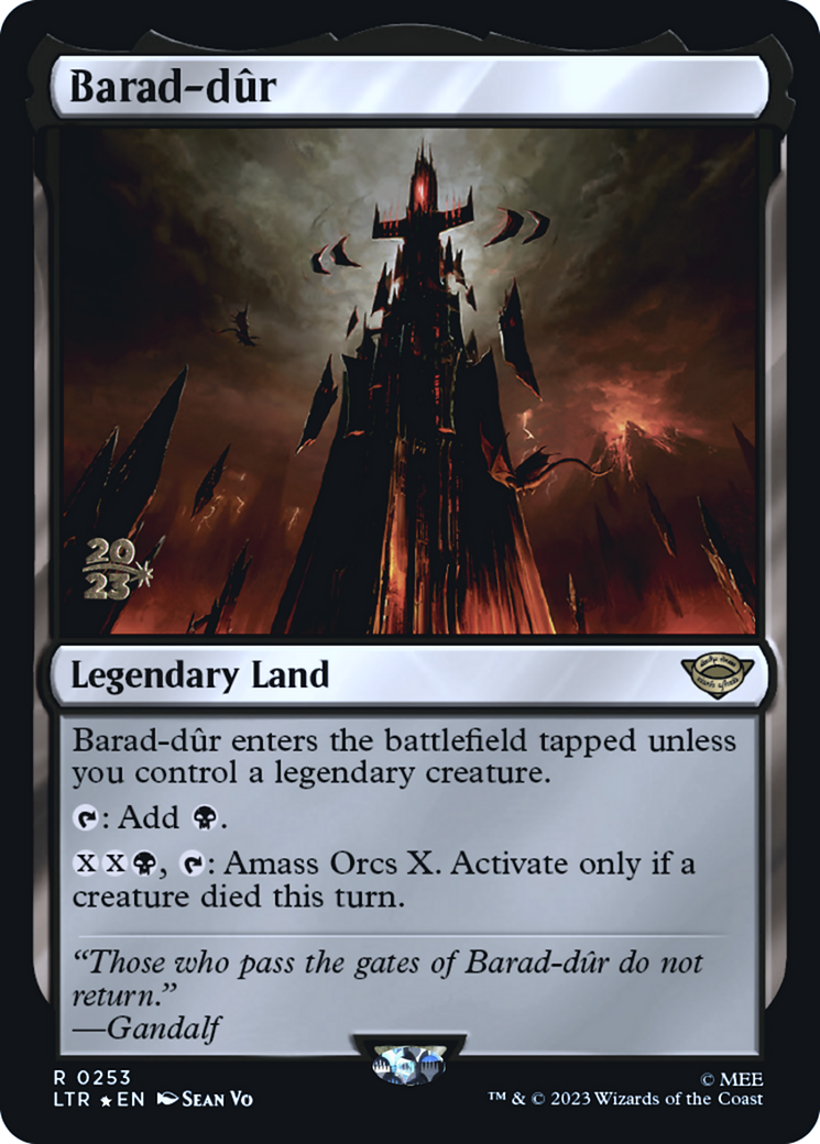 Barad-dûr (253s) Foil - Tales of Middle-earth Promos