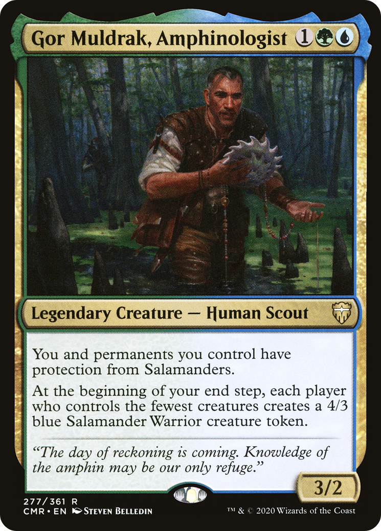 Gor Muldrak, Amphinologist (277) Foil - Commander Legends