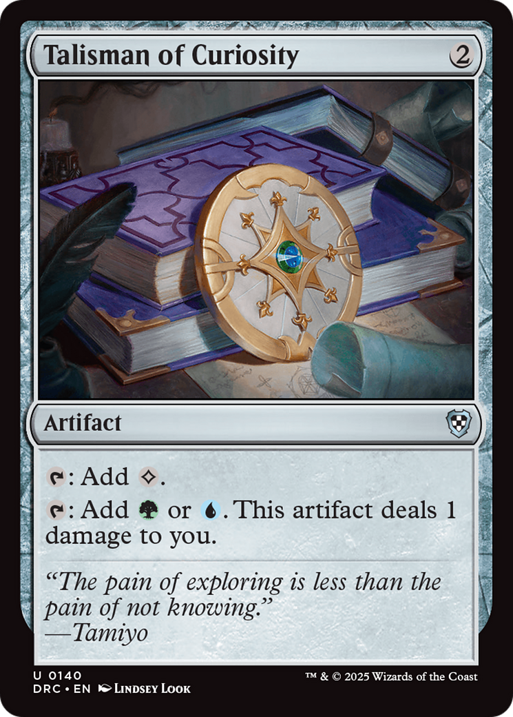 Talisman of Curiosity (140) - Commander: Aetherdrift
