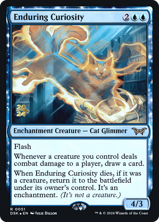 Enduring Curiosity: (enchantment) Foil (51S)