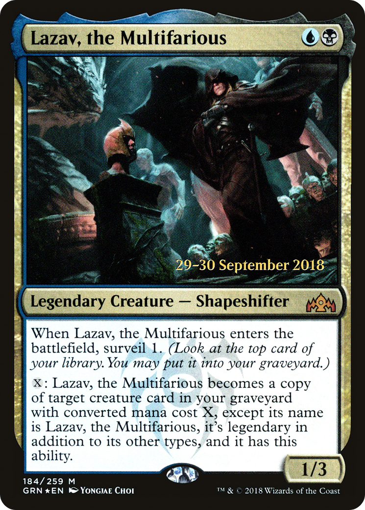 Lazav, the Multifarious (184s) Foil - Guilds of Ravnica Promos