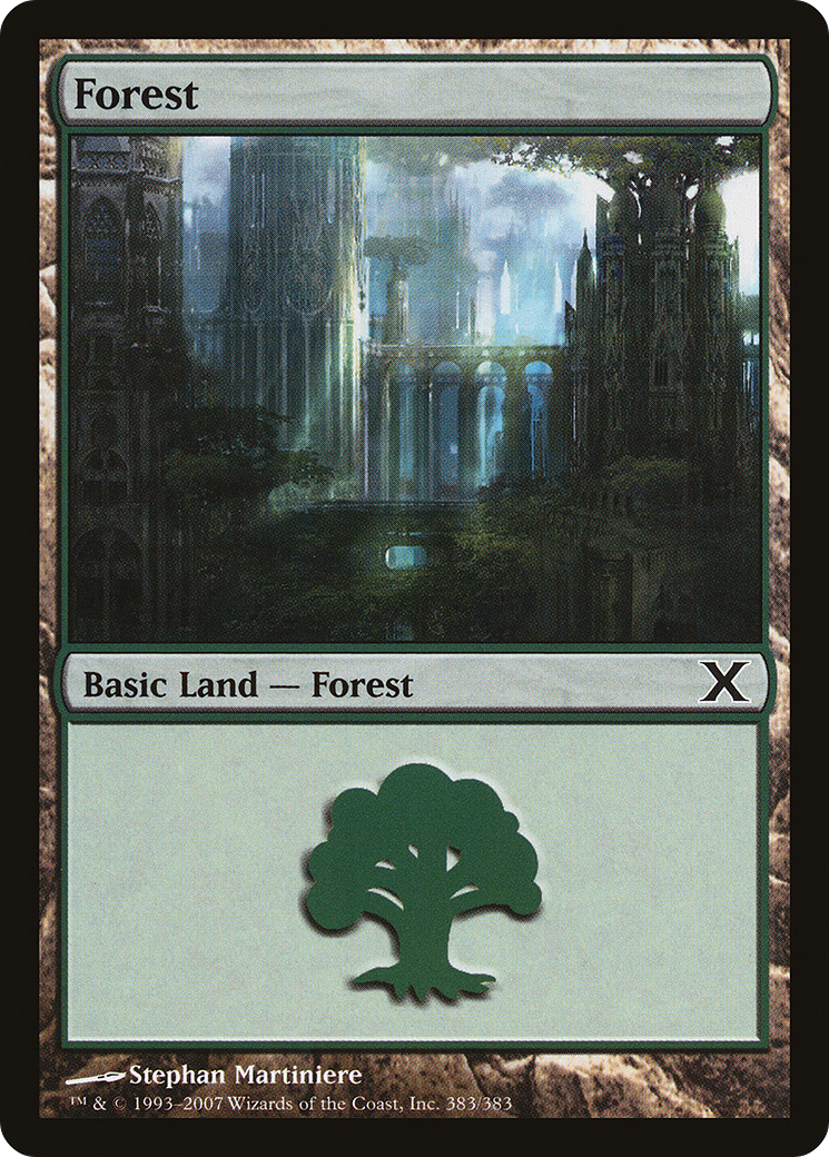 Forest (383) Foil - Tenth Edition