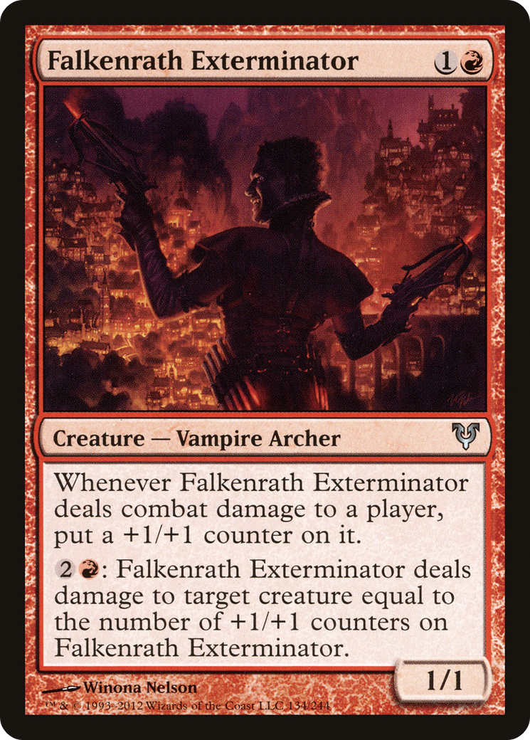 Falkenrath Exterminator (134) Foil - Avacyn Restored