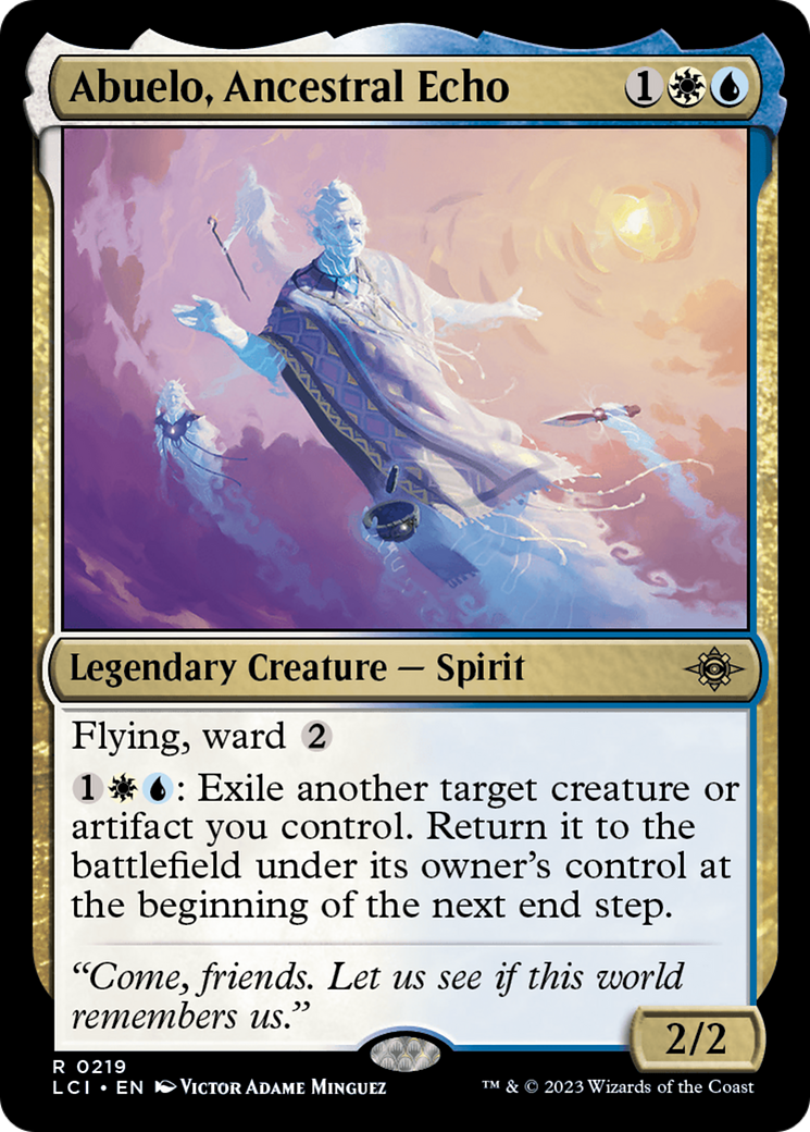 Abuelo, Ancestral Echo (219) Foil - The Lost Caverns of Ixalan
