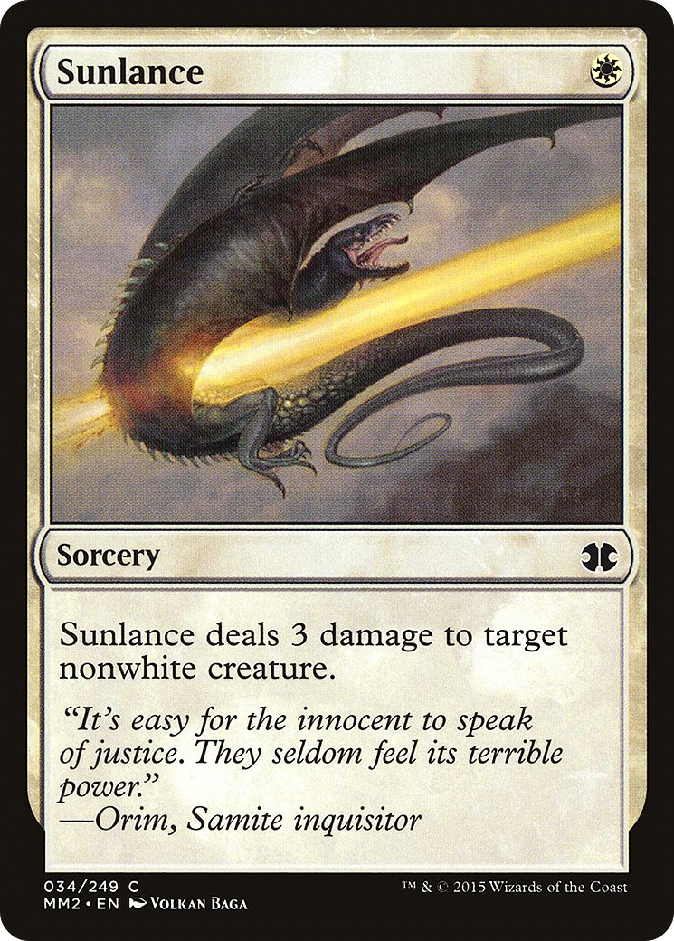 Sunlance (034) Foil - Modern Masters 2015