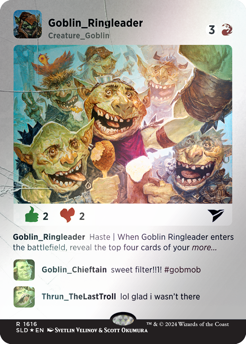 Goblin Ringleader (Rainbow Foil) (1616) Foil - Secret Lair Drop Series