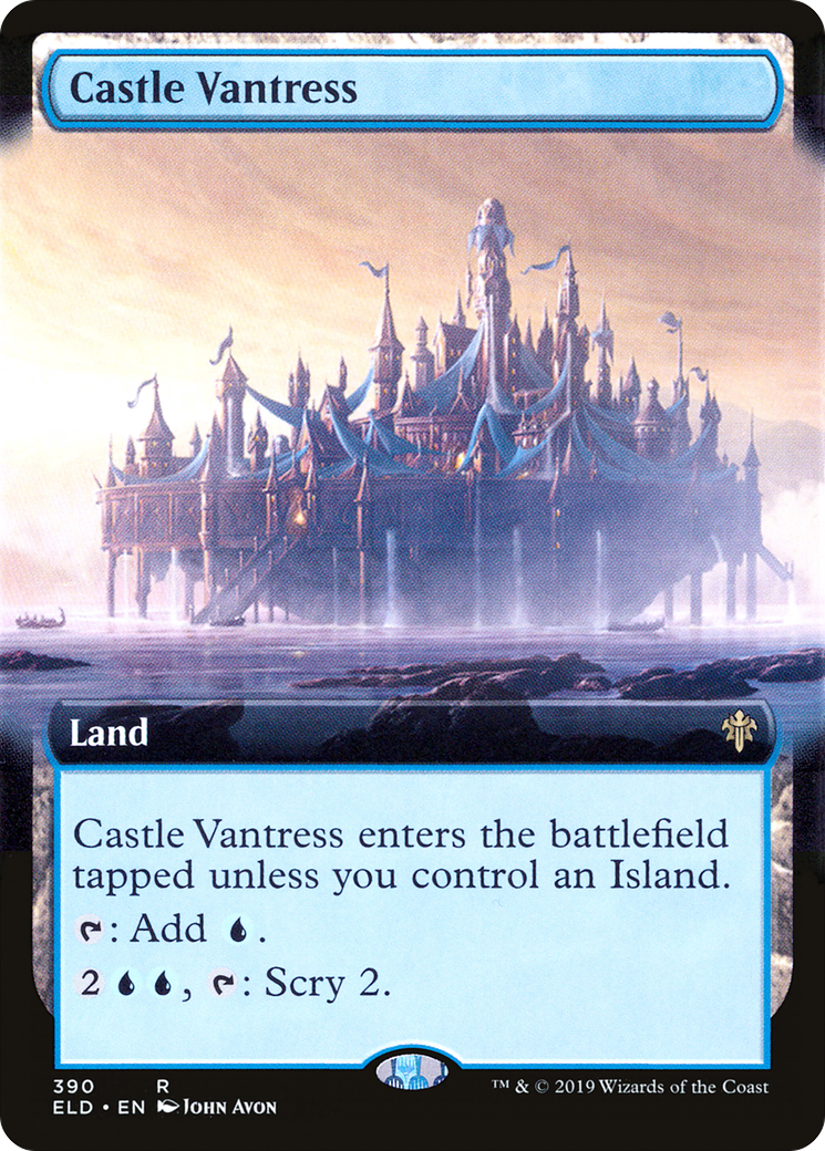 Castle Vantress (Extended Art) (390) - Throne of Eldraine