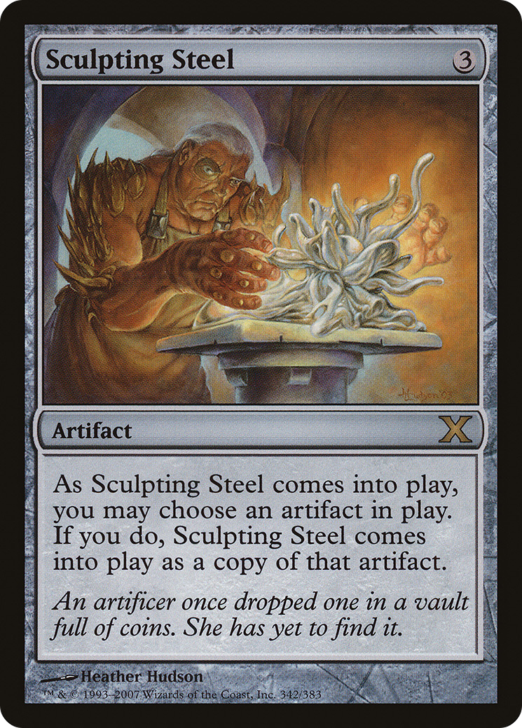 Sculpting Steel (342) Foil - Tenth Edition