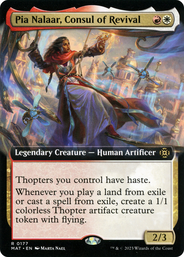Pia Nalaar, Consul of Revival (Extended Art) (177) - March of the Machine: The Aftermath