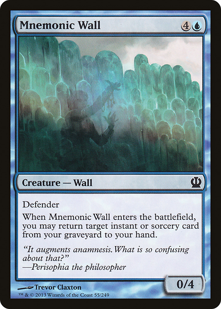 Mnemonic Wall (055) Foil - Theros