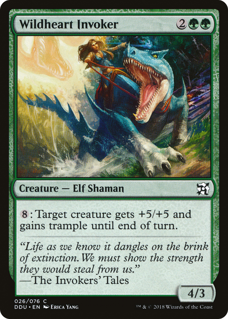 Wildheart Invoker (026) - Duel Decks: Elves vs. Inventors