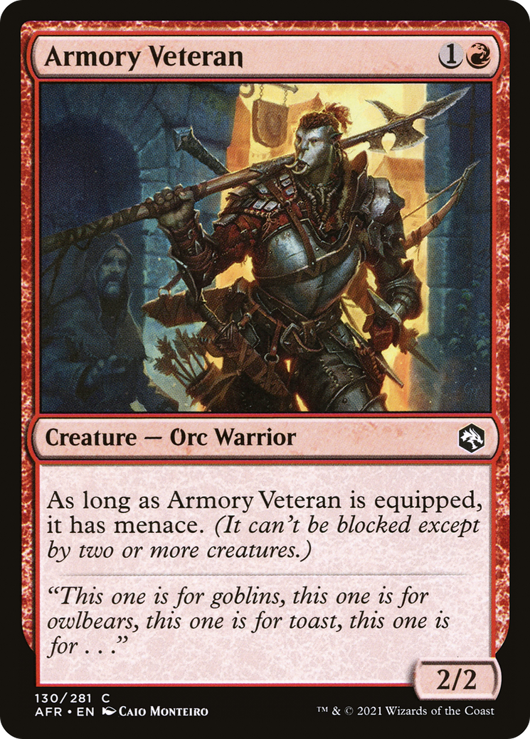 Armory Veteran (130) - Adventures in the Forgotten Realms