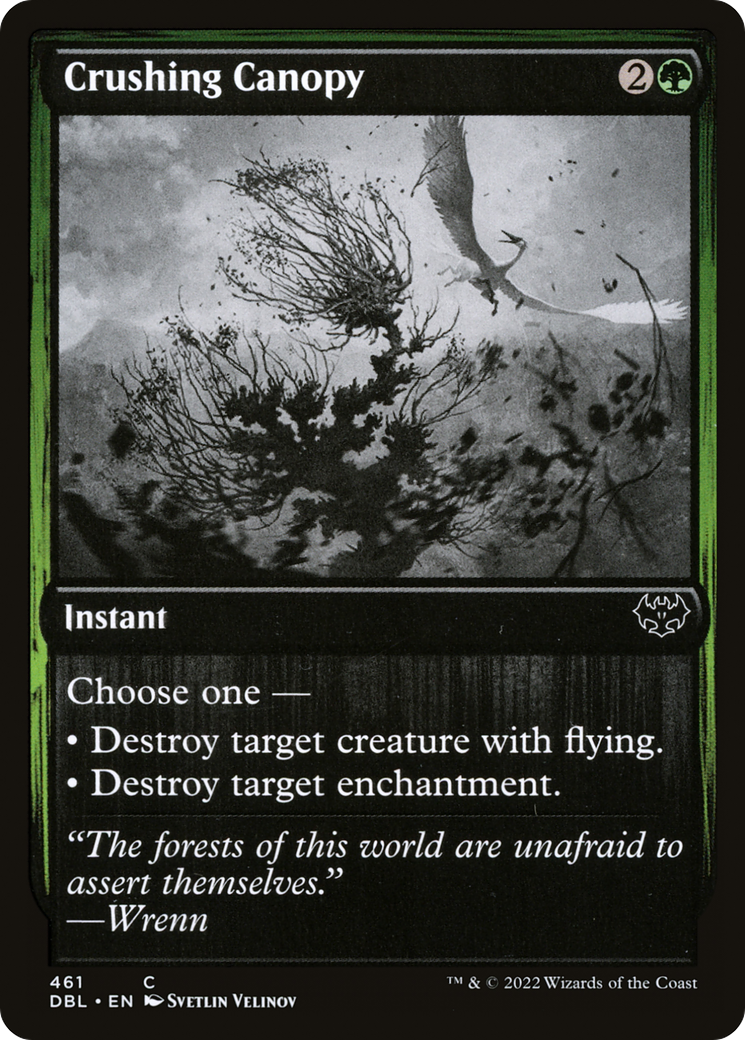 Crushing Canopy (461) Foil - Innistrad: Double Feature