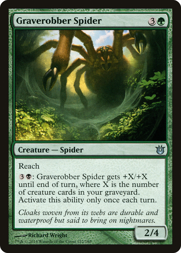 Graverobber Spider (122) Foil - Born of the Gods