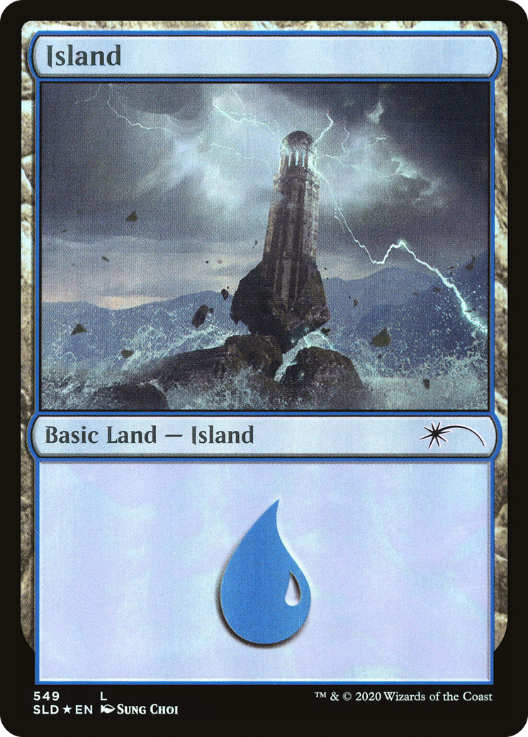 Island (549) Foil - Secret Lair Drop