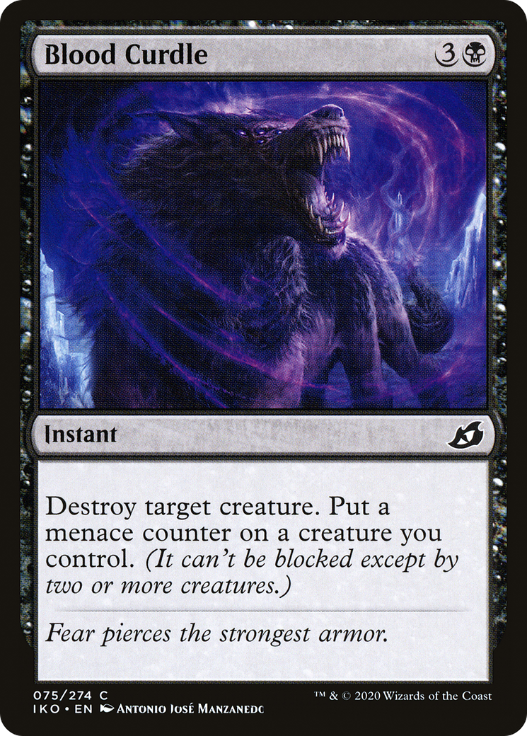 Blood Curdle (075) Foil - Ikoria: Lair of Behemoths