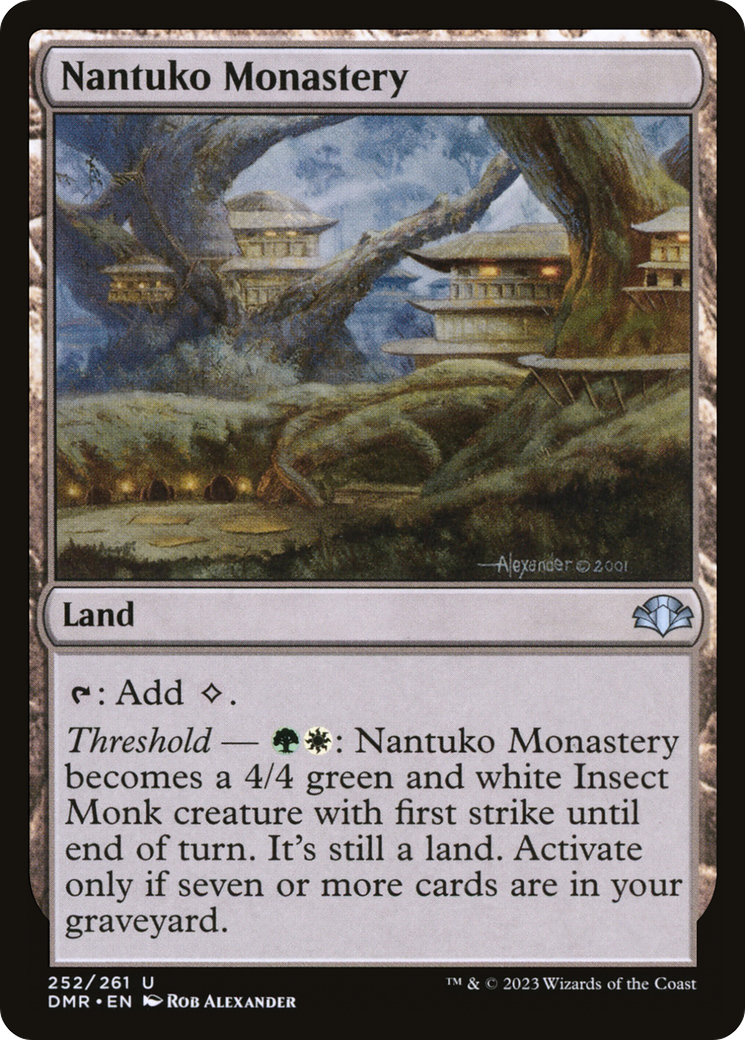 Nantuko Monastery (252) Foil - Dominaria Remastered