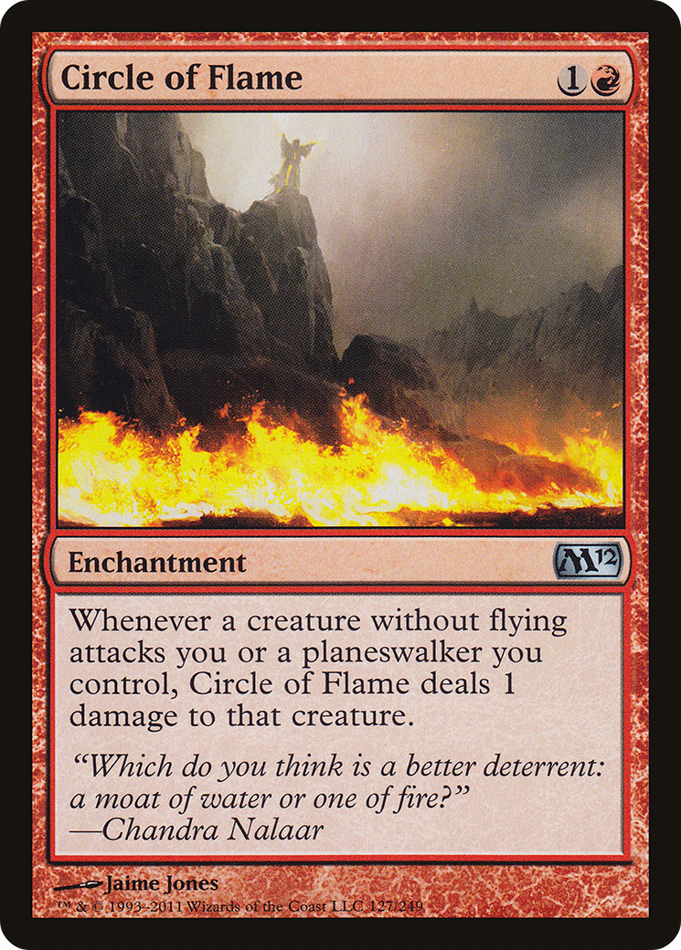 Circle of Flame (127) Foil - Magic 2012
