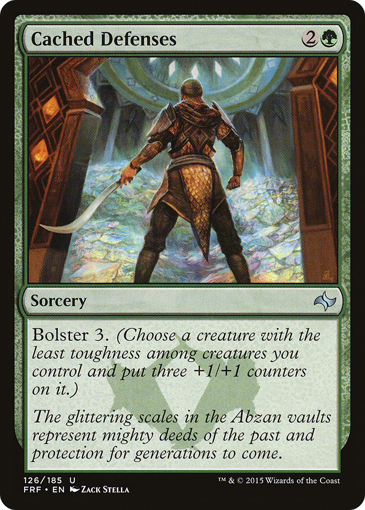 Cached Defenses (126) Foil - Fate Reforged