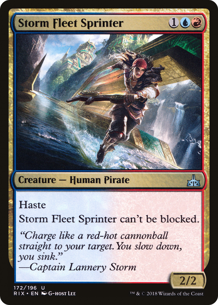 Storm Fleet Sprinter (172) Foil - Rivals of Ixalan