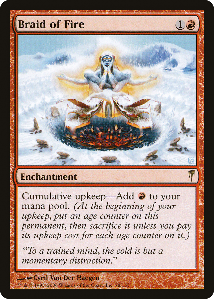Braid of Fire (078) Foil - Coldsnap