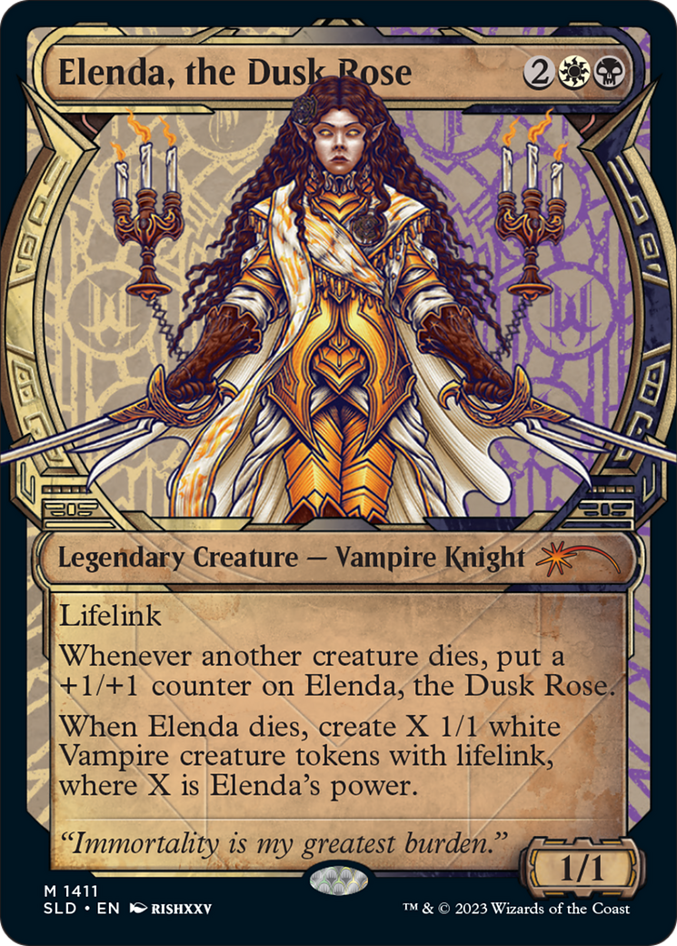 Elenda, the Dusk Rose (Showcase) (1411) - Secret Lair Drop