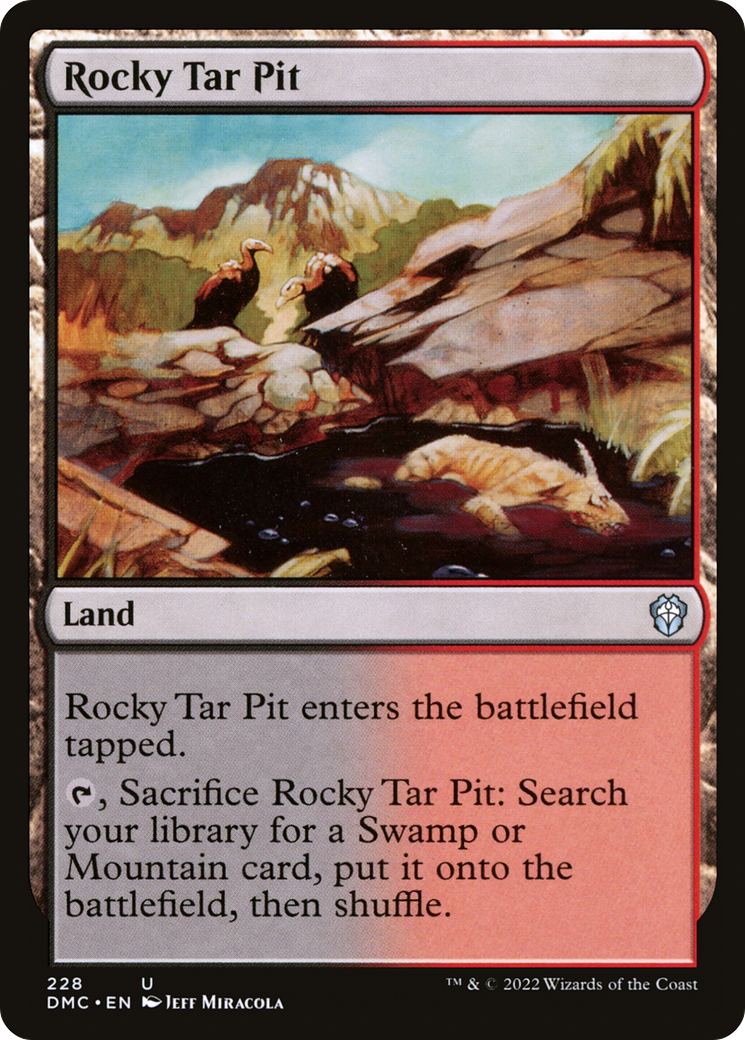 Rocky Tar Pit (228) - Dominaria United Commander