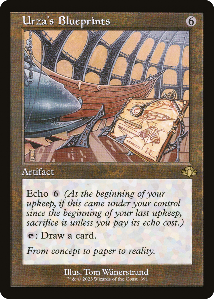 Urza's Blueprints (Retro) (391) Foil - Dominaria Remastered