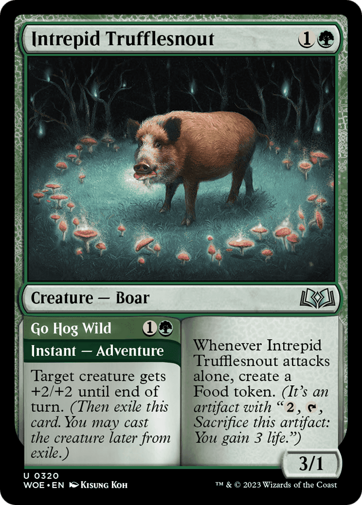 Intrepid Trufflesnout // Go Hog Wild (320) - Wilds of Eldraine