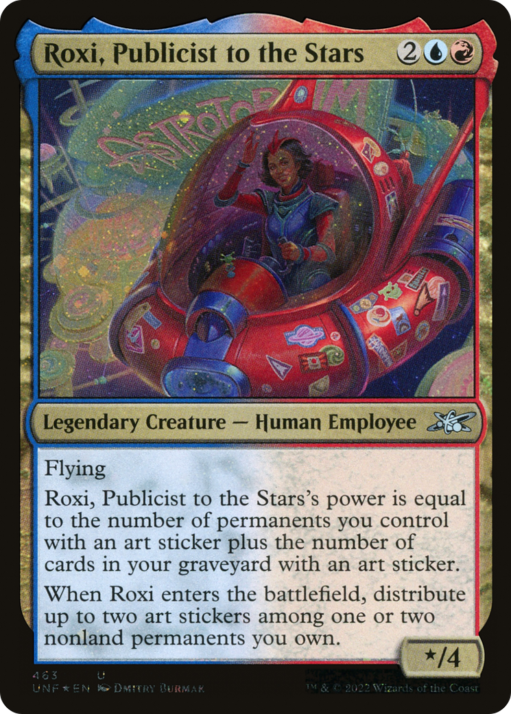 Roxi, Publicist to the Stars (Galaxy Foil) (463) Foil - Unfinity